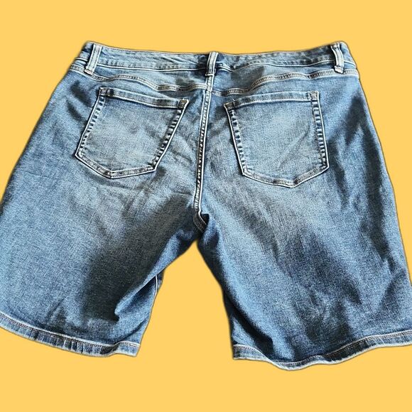 Lany Bryant Bermuda Jean Shorts Womens Plus 20 High Rise - Picture 2 of 6